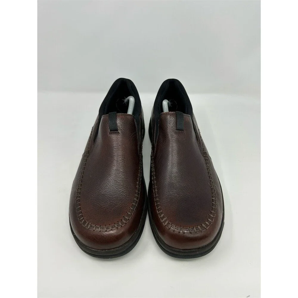 Clarks Cotrell Step Men's Brown Slip-On Loafers Moc Toe Comfort Size 11.5 Wide